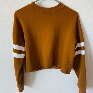 Mustard Yellow Cropped Sweater